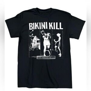 KATHLEEN HANNA 2024 Rebel Girl Tour T-Shirt Bikini Kill Youth Large /womens S